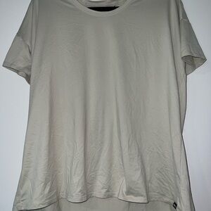 REI women’s Classic Beige Hiking T-Shirt, Size 1X